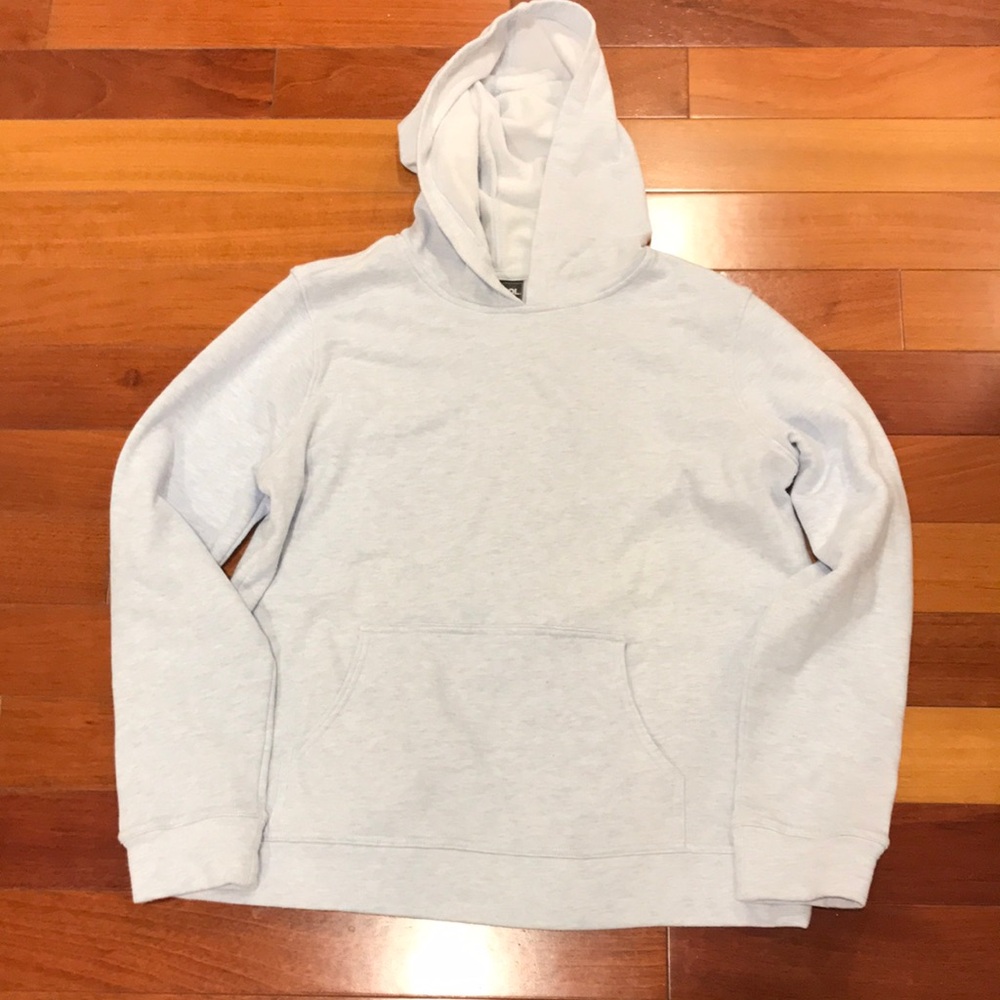 Women's Light Blue Hooded Sweatshirt Hoodie